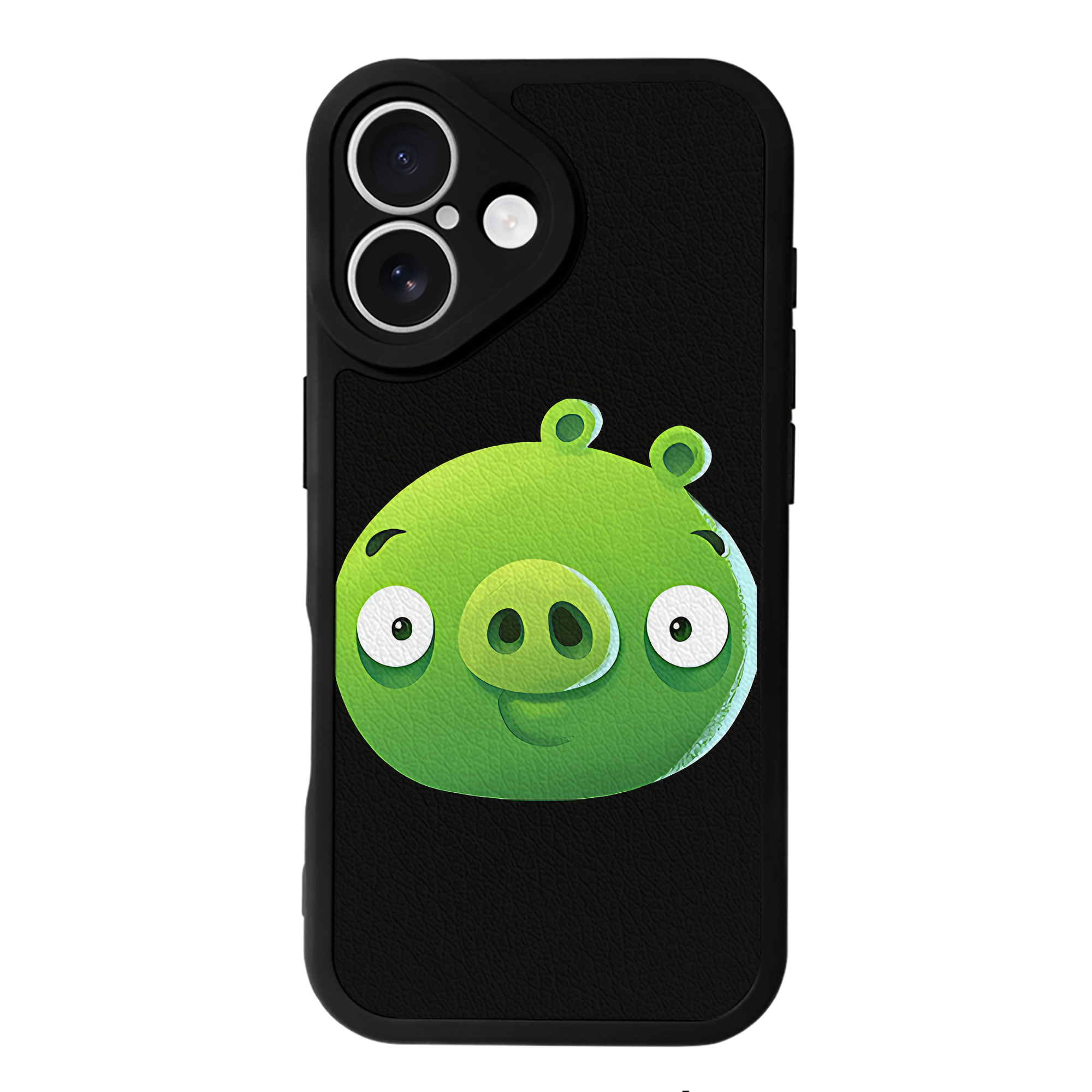 （画像用） Angry Birds アングリーバード 【iPhone 16シリーズ対応】シリコンスマホケース（レザー調） 材質：シリコン